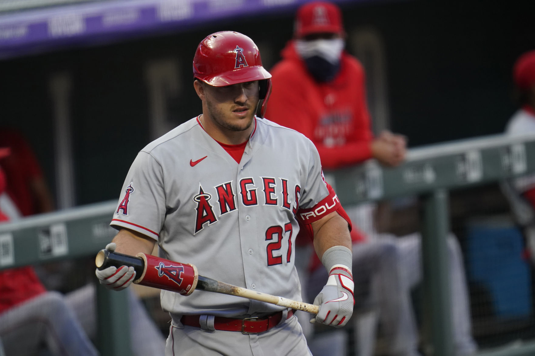 Angels Rockies Baseball
